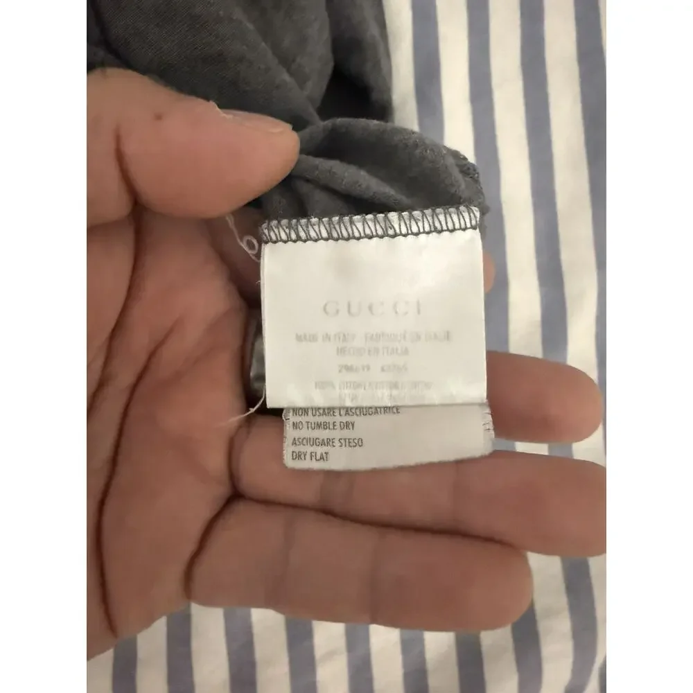 Rare Gucci Vintage American Flag GG Logo T-Shirt